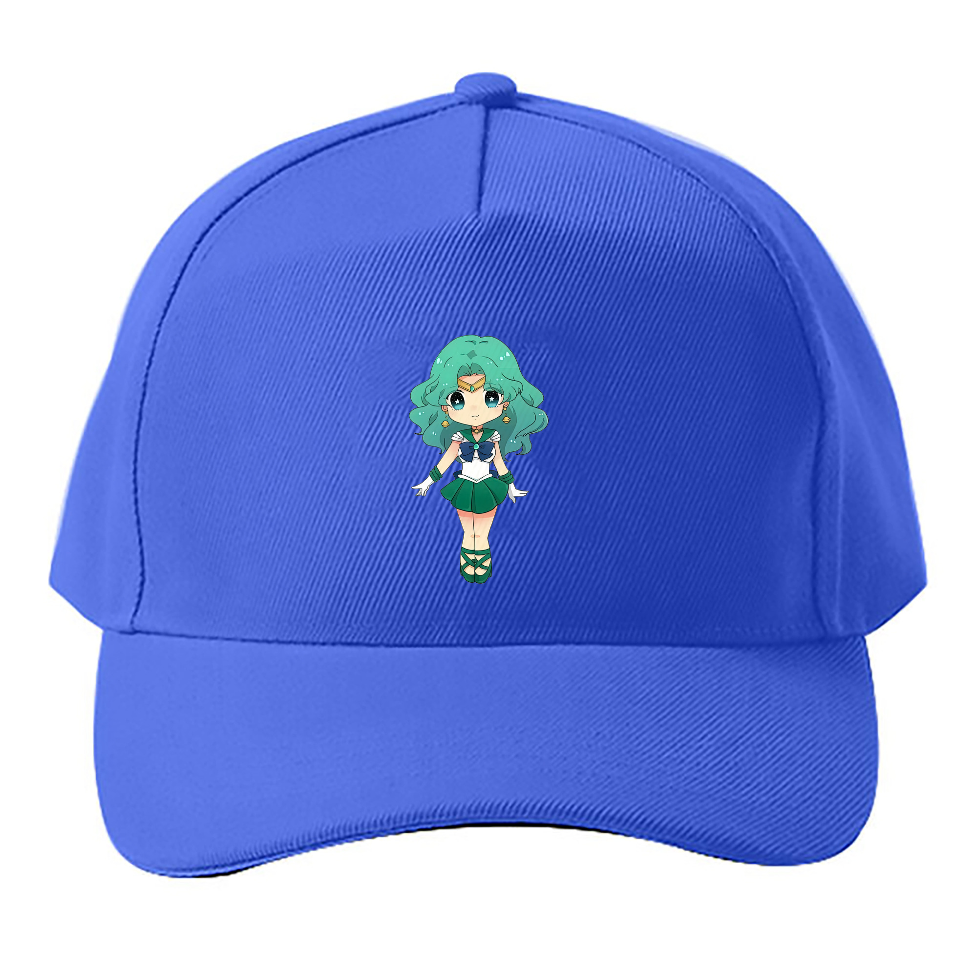 （画像用） 美少女戦士セーラームーン 海王 みちる（かいおう みちる） Sailor Moon Kaiou Michiru ベースボールキャップ 綿100％ 男女兼用 帽子 スポーツ